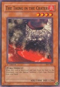 The Thing in the Crater - Invasion of Chaos - YuGiOh card