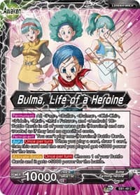 Bulma // Bulma, Life of a Heroine - Battle Evolution Booster - Dragon Ball Super: Masters card