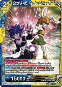 Sorrel & Hop, Fiends of Universe 9 - Battle Evolution Booster - Dragon Ball Super: Masters card