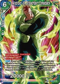 Android 16, Steadfast Comeback - Battle Evolution Booster - Dragon Ball Super: Masters card