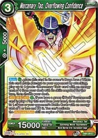 Mercenary Tao, Overflowing Confidence - Battle Evolution Booster - Dragon Ball Super: Masters card
