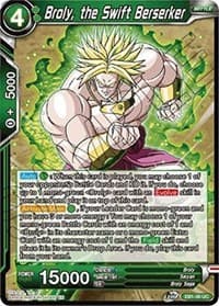 Broly, the Swift Berserker - Battle Evolution Booster - Dragon Ball Super: Masters card