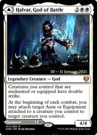 Halvar, God of Battle - Prerelease Cards - Magic: The Gathering card