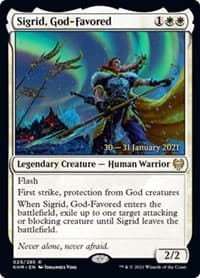 Sigrid, God-Favored - Prerelease Cards - Magic: The Gathering card