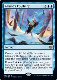 Alrund's Epiphany - Prerelease Cards - Magic: The Gathering card