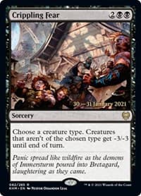 Crippling Fear - Prerelease Cards - Magic: The Gathering card