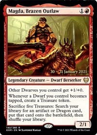 Magda, Brazen Outlaw - Prerelease Cards - Magic: The Gathering card