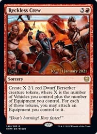 Reckless Crew - Prerelease Cards - Magic: The Gathering card