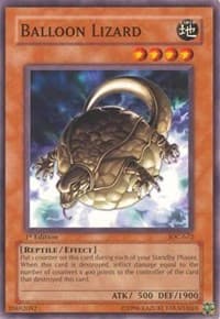 Balloon Lizard - Invasion of Chaos - YuGiOh card