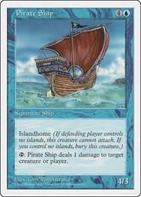 Pirate Ship - Fifth Edition - Magic: The Gathering card