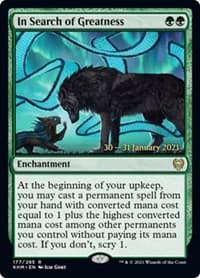 In Search of Greatness - Prerelease Cards - Magic: The Gathering card