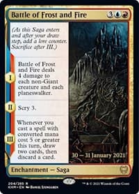 Battle of Frost and Fire - Prerelease Cards - Magic: The Gathering card