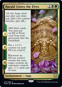 Harald Unites the Elves - Prerelease Cards - Magic: The Gathering card