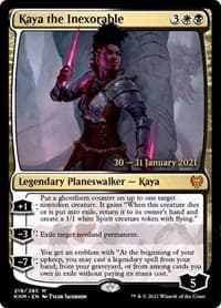 Kaya the Inexorable - Prerelease Cards - Magic: The Gathering card