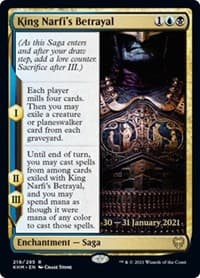 King Narfi's Betrayal - Prerelease Cards - Magic: The Gathering card