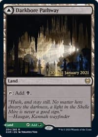 Darkbore Pathway - Prerelease Cards - Magic: The Gathering card