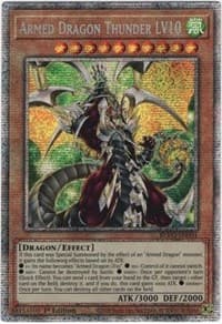 Armed Dragon Thunder LV10 (Starlight Rare) - Blazing Vortex - YuGiOh card