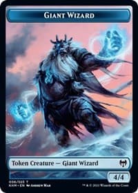 Giant Wizard Token - Kaldheim - Magic: The Gathering card
