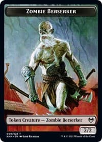 Zombie Berserker Token - Kaldheim - Magic: The Gathering card