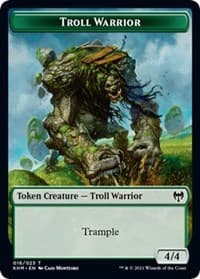Troll Warrior Token - Kaldheim - Magic: The Gathering card