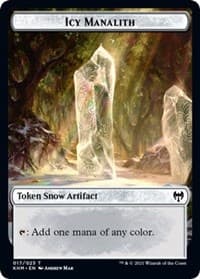 Icy Manalith Token - Kaldheim - Magic: The Gathering card
