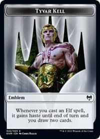 Emblem - Tyvar Kell - Kaldheim - Magic: The Gathering card