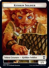 Kithkin Soldier // Pegasus Double-Sided Token - Commander: Kaldheim - Magic: The Gathering card
