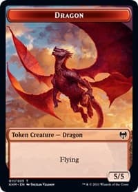 Dragon // Thopter Double-Sided Token - Commander: Kaldheim - Magic: The Gathering card