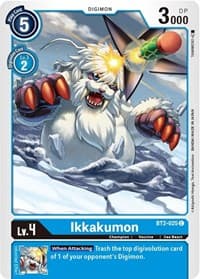 Ikkakumon - BT2-025 - Release Special Booster 1.5 - Digimon Card Game card
