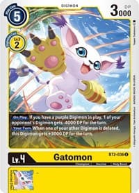 Gatomon - BT2-036 - Release Special Booster 1.5 - Digimon Card Game card