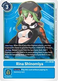 Rina Shinomiya - Release Special Booster 1.5 - Digimon Card Game card
