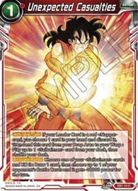 Unexpected Casualties - Battle Evolution Booster - Dragon Ball Super: Masters card