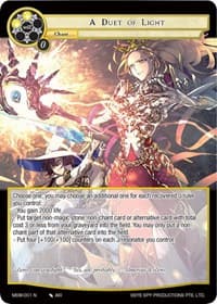 A Duet of Light - The Magic Stone War - Zero - Force of Will card