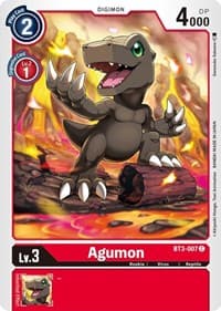 Agumon - BT3-007 - Release Special Booster 1.5 - Digimon Card Game card