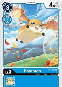 Patamon - BT3-020 - Release Special Booster 1.5 - Digimon Card Game card