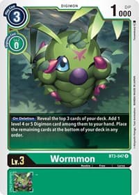 Wormmon - Release Special Booster 1.5 - Digimon Card Game card