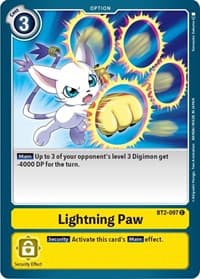Lightning Paw - Release Special Booster 1.5 - Digimon Card Game card