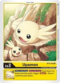 Upamon - BT3-003 - Release Special Booster 1.5 - Digimon Card Game card