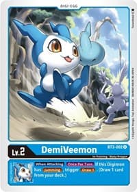 DemiVeemon - BT3-002 - Release Special Booster 1.5 - Digimon Card Game card