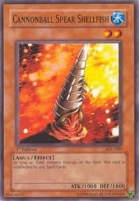 Cannonball Spear Shellfish - Invasion of Chaos - YuGiOh card