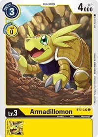 Armadillomon - BT3-032 - Release Special Booster 1.5 - Digimon Card Game card