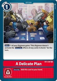 A Delicate Plan - Release Special Booster 1.5 - Digimon Card Game card