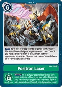 Positron Laser - Release Special Booster 1.5 - Digimon Card Game card