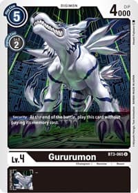 Gururumon - Release Special Booster 1.5 - Digimon Card Game card