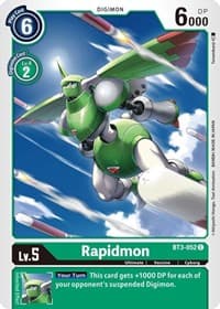 Rapidmon - Release Special Booster 1.5 - Digimon Card Game card