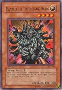 Manju of the Ten Thousand Hands - Invasion of Chaos - YuGiOh card