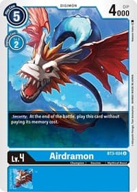Airdramon - Release Special Booster 1.5 - Digimon Card Game card