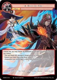 A Duet of Fire - The Magic Stone War - Zero - Force of Will card