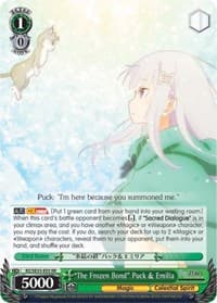 "The Frozen Bond" Puck & Emilia - Re:ZERO: The Frozen Bond - Weiss Schwarz card