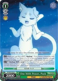One With Power, Puck - Re:ZERO: The Frozen Bond - Weiss Schwarz card